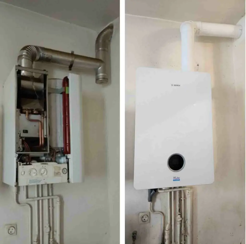 Remplacement d'une ELM Leblanc Egalis ballon par la nouvelle génération à condensation